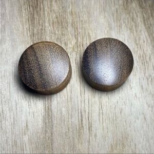 7/8 inch (22mm) wooden earrings #2